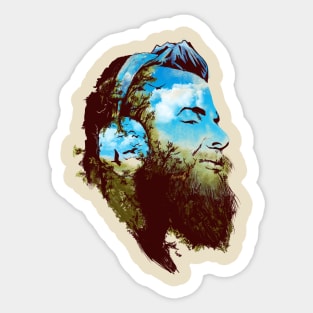 Beard Forest Sticker